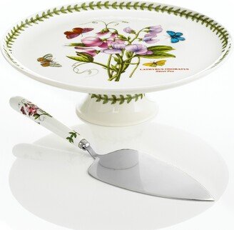 Dinnerware, Botanic Garden Footed Cake Stand with Server