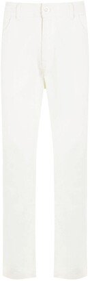 Straight-Leg Cotton Trousers-AF