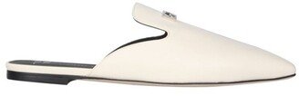 Logo Plaque Slip-On Loafers-AC