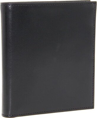 Old Leather Collection - 12-Pocket Credit Wallet (Black Leather) Bi-fold Wallet