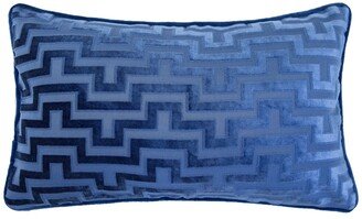 Jasmine Modern Maze Rectangle Decorative Throw Pillow