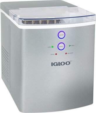 IGLICEB33SL 33 Lb Ice Maker, Silver