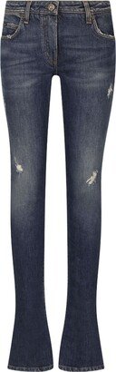 Mid-Rise Slim-Cut Jeans-AD