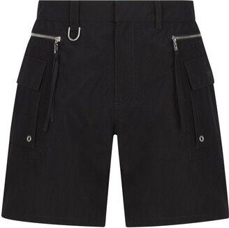 Zip-Detailed Shorts