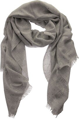 Cashmere And Silk Diamond Yarn Scarf-AA