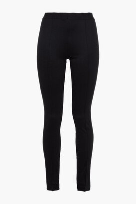 Ribbed jersey leggings