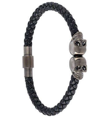 Braided Skull Bracelet