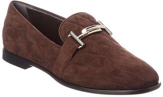 Double T Suede Loafer