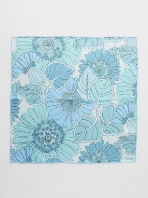 Floral-print Silk Pocket Square-AA