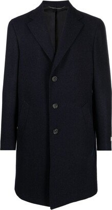 Single-Breasted Wool Coat-DD