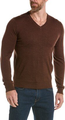 Mette Merino Wool V-Neck Sweater-AI