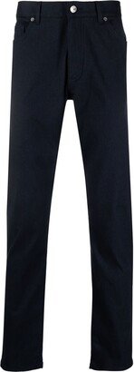 Logo Patch Straight Leg Trousers-AD