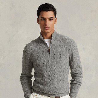 Cable-Knit Wool-Cashmere Sweater-AC