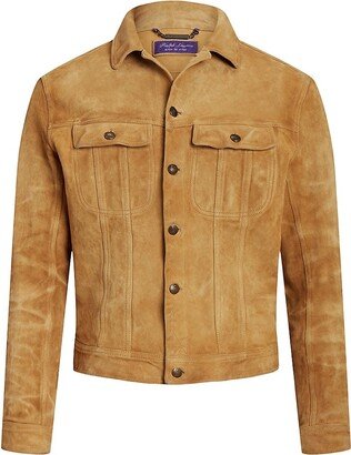 Clifton Suede Trucker Jacket