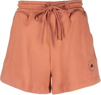 Logo-Print Track Shorts-AB