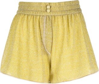 Lumière lurex slip shorts