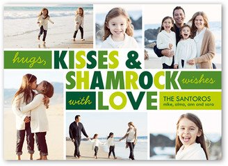 St. Patrick's Day Cards: Shamrock Love St. Patrick's Day Card, Green, Standard Smooth Cardstock, Square