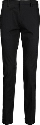 Tapered-Leg Cotton Trousers-AL