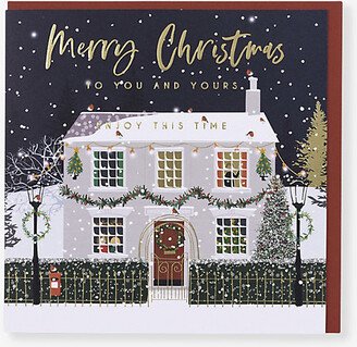 Selfridges Edit Christmas House Christmas Card 16.5cm x 16.5cm