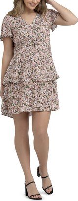 Sophia Floral Print Maternity/Nursing Dress