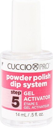 Pro Powder Polish Dip System Gel Activator - Step 5 by Cuccio Colour for Women - 0.5 oz Nail Polish