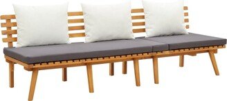 vidaXLGarden Day Bed 78.7x25.6 Solid Acacia Wood