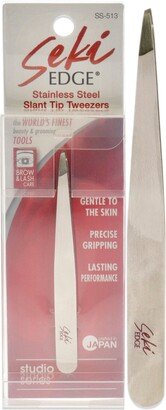 Seki Edge Stainless Steel Slant Tip Tweezer - SS-513 by for Unisex - 1 Pc Tweezer