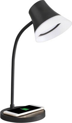 Shine Desk Lamp Wireless Charging (Includes LED Light Bulb) Black