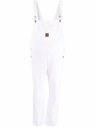 Washington Dee Cee Organic-Cotton Logo-Patch Dungarees