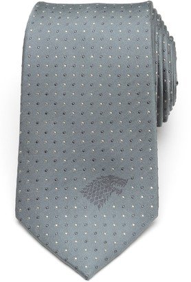 Stark Dire Wolf Sigil Silk Tie