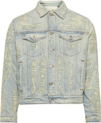 Destroyed Denim Jacket-AC