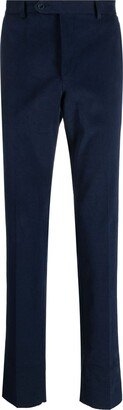 Slim-Cut Cotton Trousers-AR