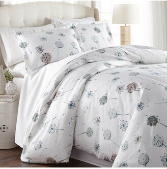 Luxury Dandelion Dreams 3 Pc. Duvet Cover Set, Full/Queen