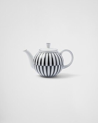 Porcelain Teapot - Stripes