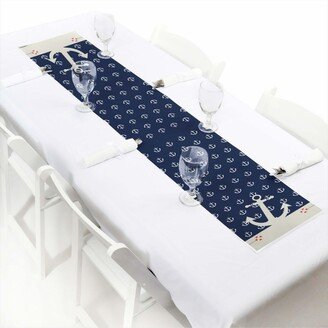 Big Dot Of Happiness Ahoy - Nautical - Petite Party Paper Table Runner - 12 x 60 inches