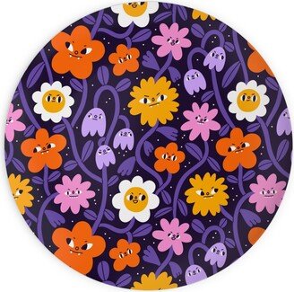 Plates: Extremely Wicked, Evil And Vile Halloween Garden - Purple Plates, 10X10, Purple