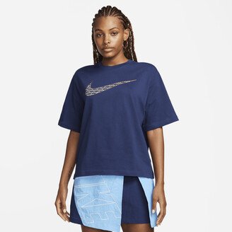 Women's Sportswear x United Boxy T-Shirt in Blue