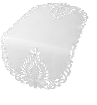 Wilshire Embroidered Cutwork Table Runner, 16