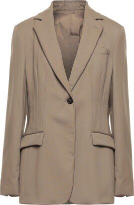 Suit Jacket Khaki-AF