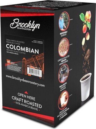 Brooklyn Beans Roastery Brooklyn Beans Flavored Colombian Coffee Pods, Compatible Keurig 2.0 Brewers,40Ct