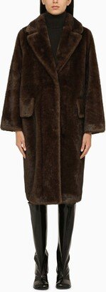 SWD by S.w.o.r.d. Medium brown faux fur jacket