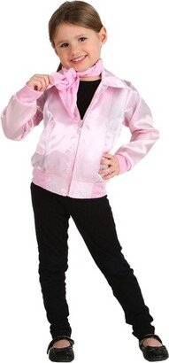 HalloweenCostumes.com 18 Months Girl Grease Toddler Pink Ladies Jacket Costume., Black/Pink