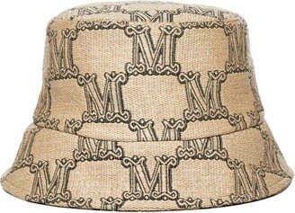 Allover Jacquard Monogram Hat