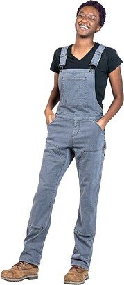 Dovetail Workwear Freshley Thermal Overalls (Dark Grey Thermal Denim) Women's Casual Pants