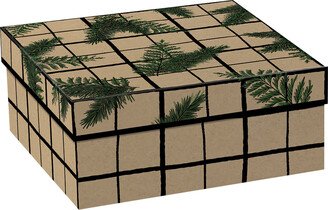 Lady Jayne Large Square 2-Piece Gift Box Sketched Plaid