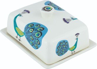 Hannah Turner Peacock Butter Dish