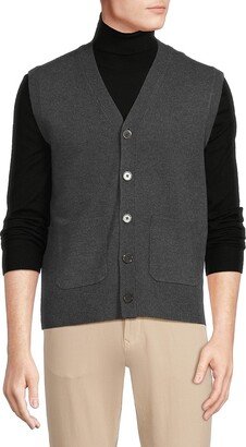 V Neck Wool Sweater Vest