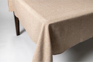 Lintex Tweed 100% Cotton Tablecloth 70 Round Red