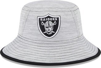 Men's Gray Las Vegas Raiders Game Bucket Hat