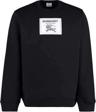 Logo Patch Crewneck Sweatshirt-AH